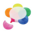 Blank Flower Multi Color Highlighter, 3 3/4" Diameter